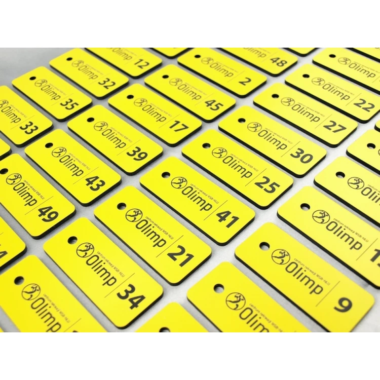 Keychains - TROGIR Yellow - 70x30mm