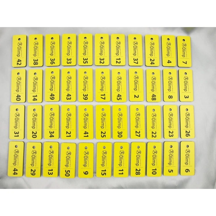 Keychains - TROGIR Yellow - 70x30mm