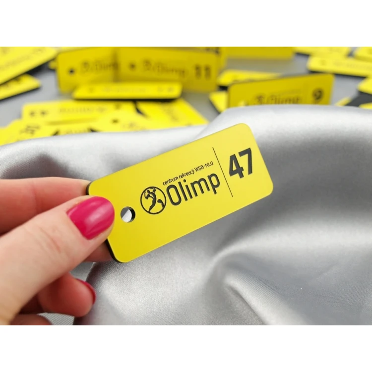 Keychains - TROGIR Yellow - 70x30mm