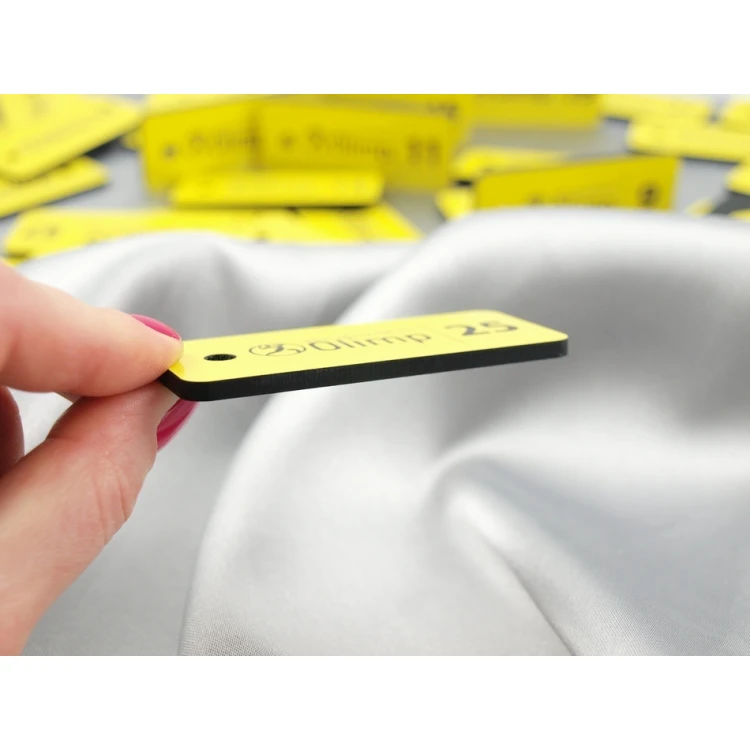 Keychains - TROGIR Yellow - 70x30mm