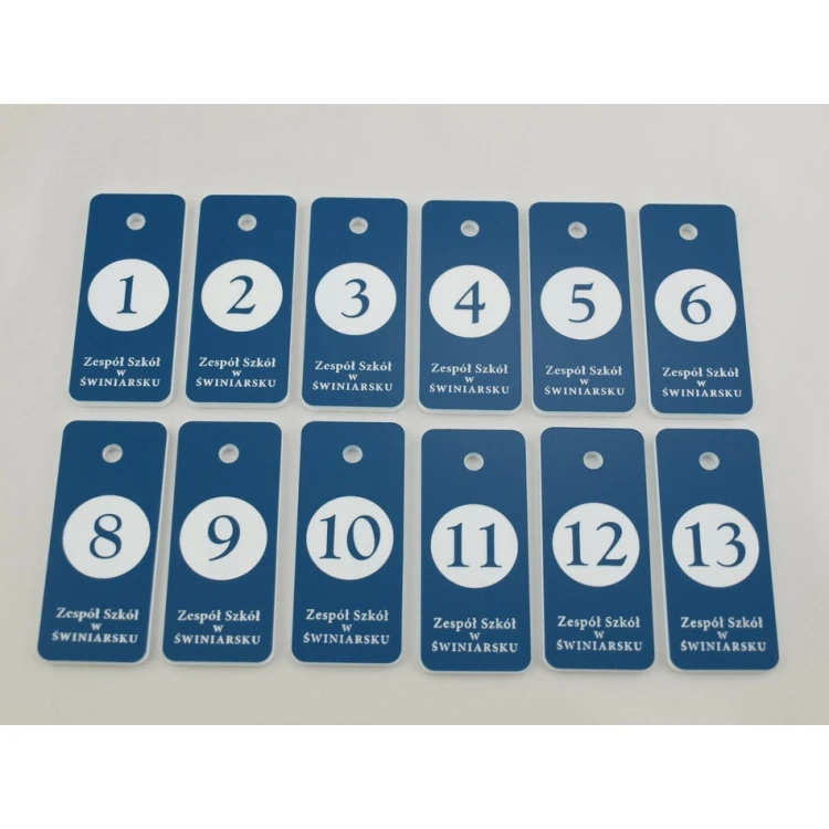 Keychains - TROGIR Blue - 70x30mm