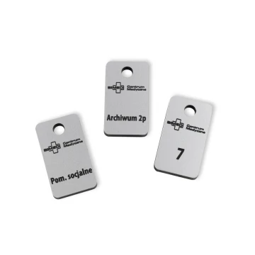 Keychains - TROGIR MINI matte silver - 20x35mm - BRL025