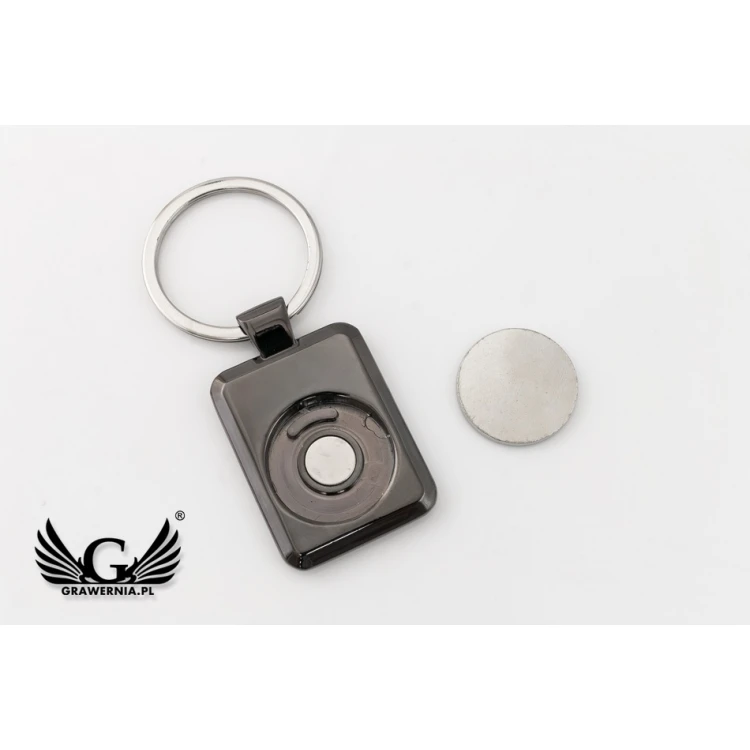 2 in 1 Token Keyring Basket with any engraving - BP117