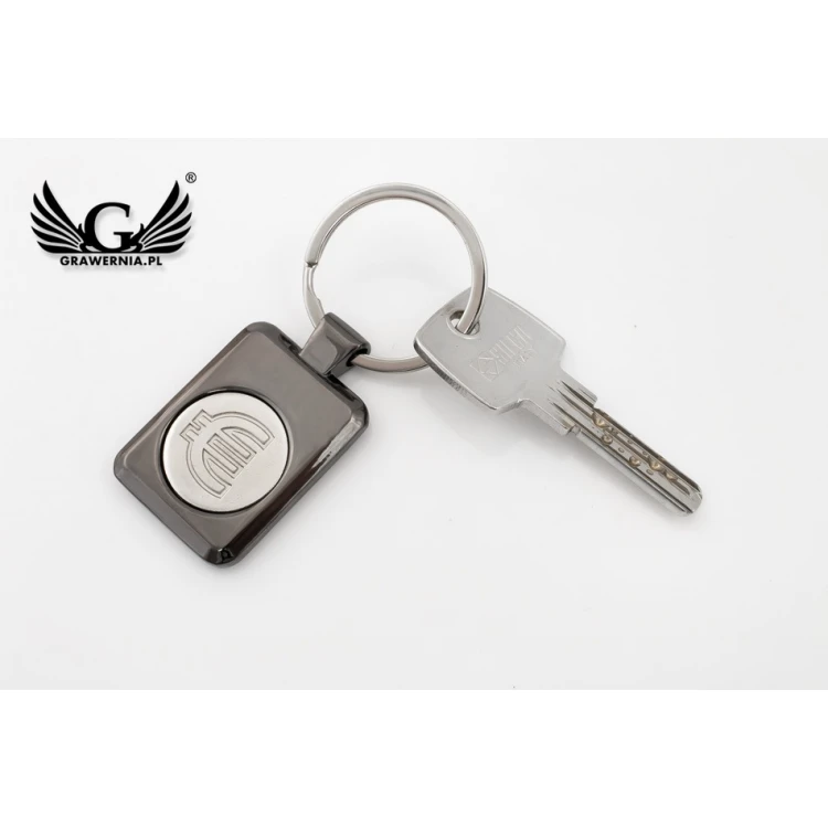 2 in 1 Token Keyring Basket with any engraving - BP117