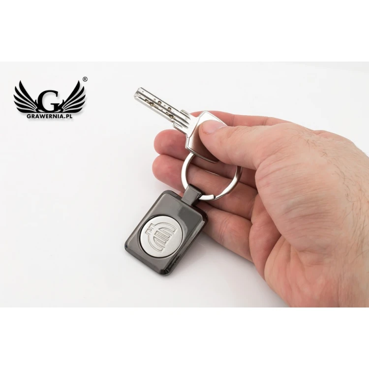 2 in 1 Token Keyring Basket with any engraving - BP117
