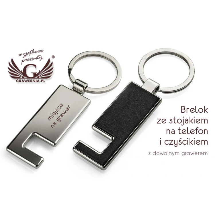 KEYCHAIN 3in1 - keychain, cleaner and stand - BP7