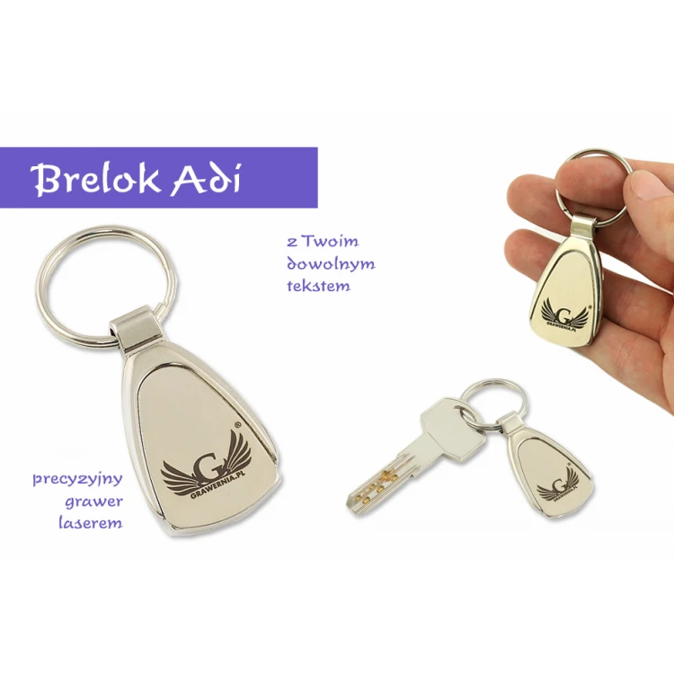 ADI KEYCHAIN - with your engraving - BP16