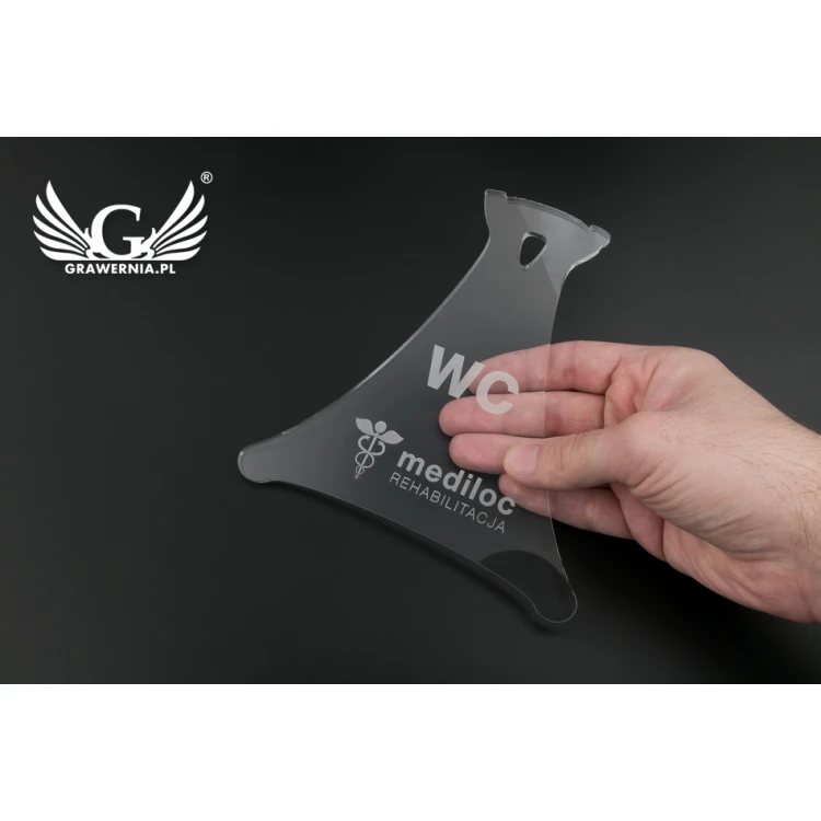 Anti-Theft Acrylic Keychain - BA026