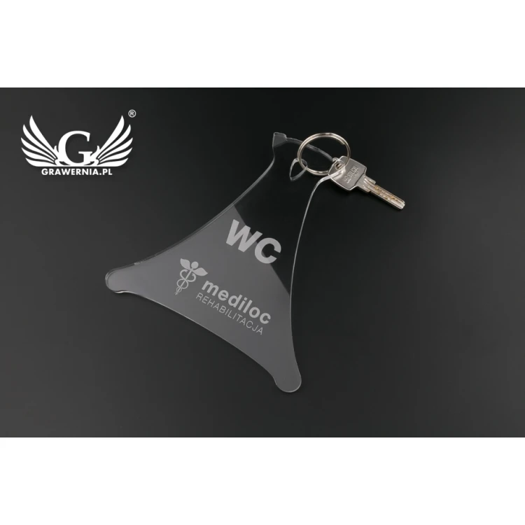 Anti-Theft Acrylic Keychain - BA026