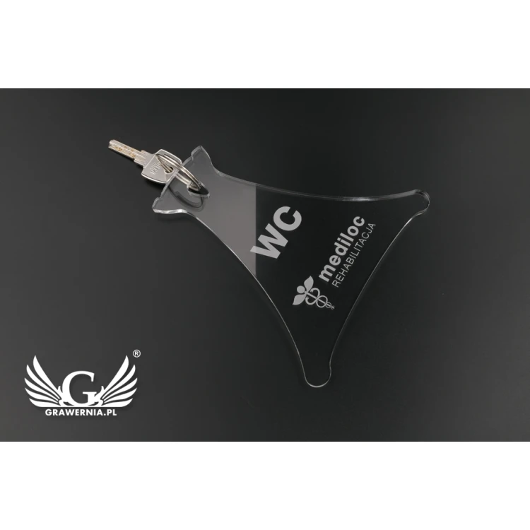 Anti-Theft Acrylic Keychain - BA026