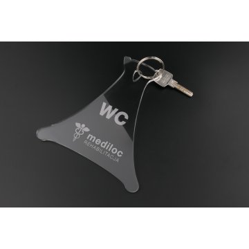 Anti-Theft Acrylic Keychain - BA026