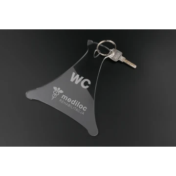 Anti-Theft Acrylic Keychain - BA026