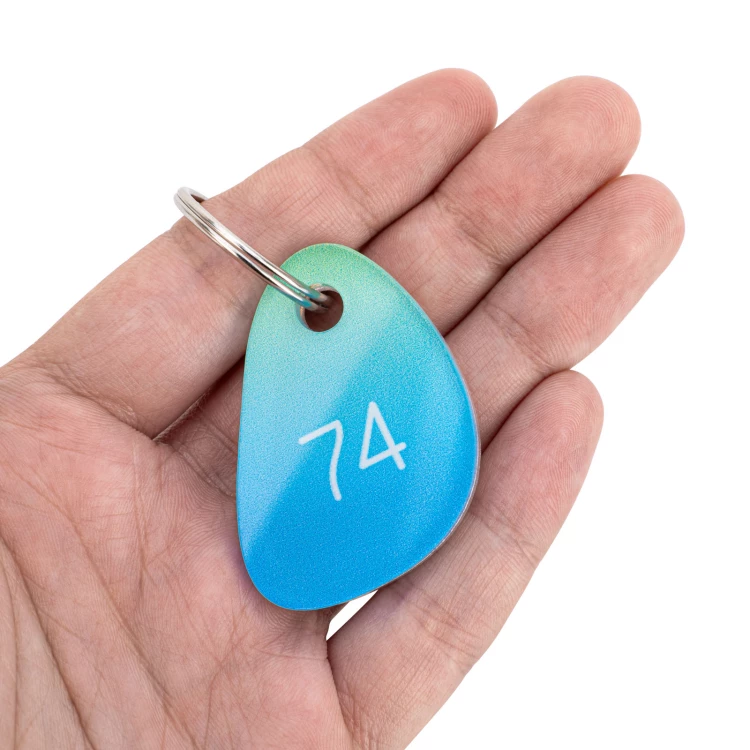 Cameo Fal acrylic key ring - UV colour print - BA043