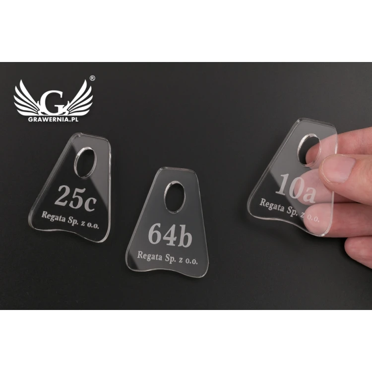 Acrylic Keychain, Small Hotel - PIOTRUŚ - BA001