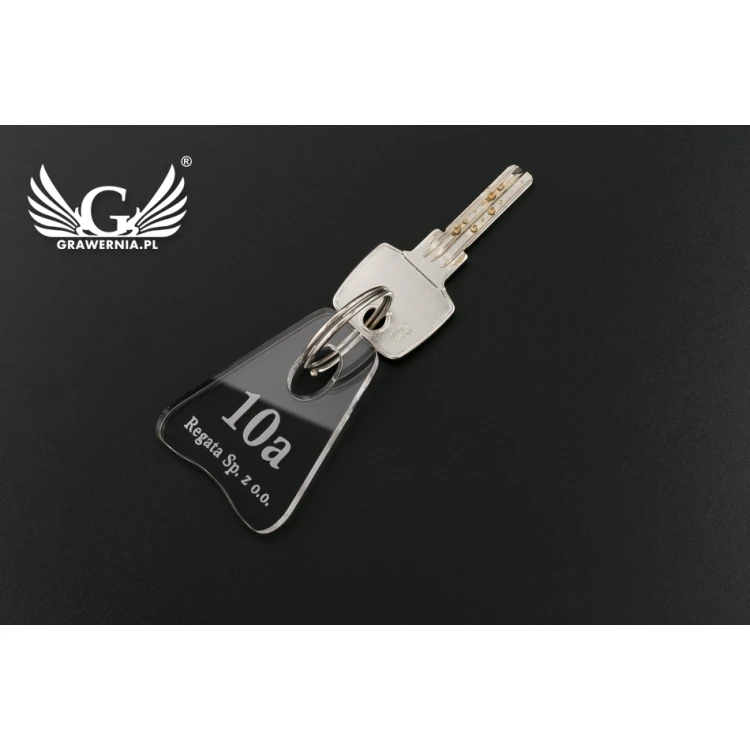 Acrylic Keychain, Small Hotel - PIOTRUŚ - BA001