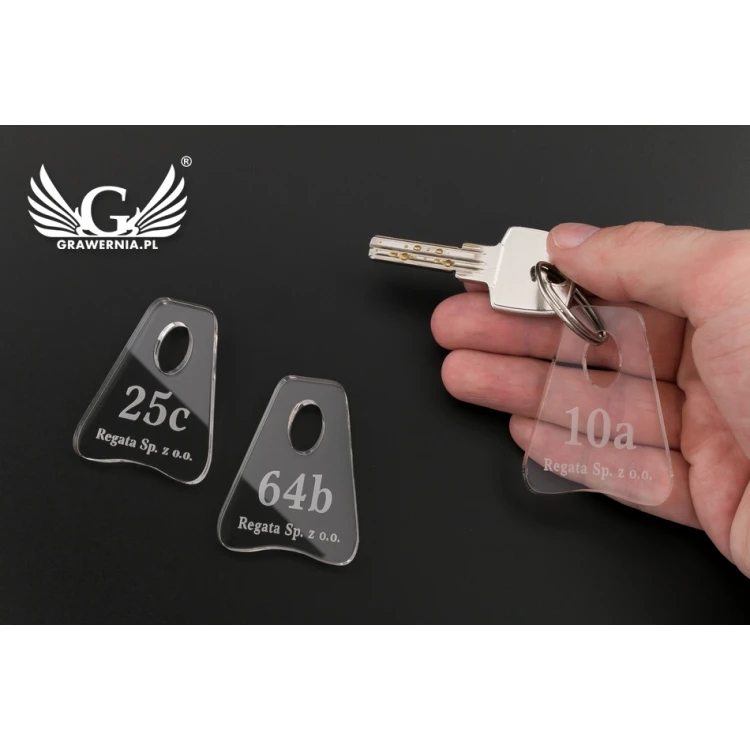 Acrylic Keychain, Small Hotel - PIOTRUŚ - BA001