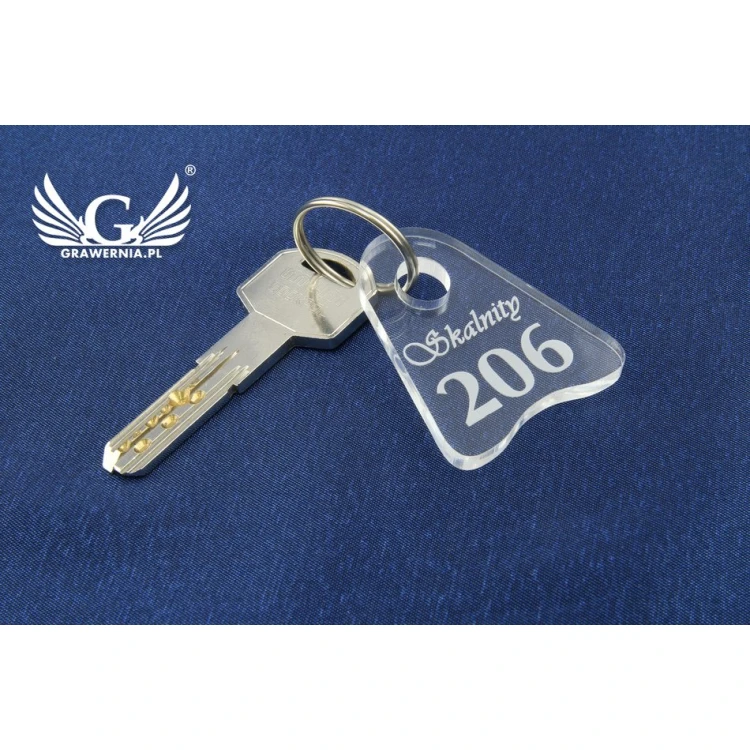 Acrylic Keychain, Small - KASIA - BA007