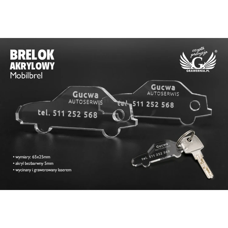 Acrylic Keychain - MOBILBREL - BA017