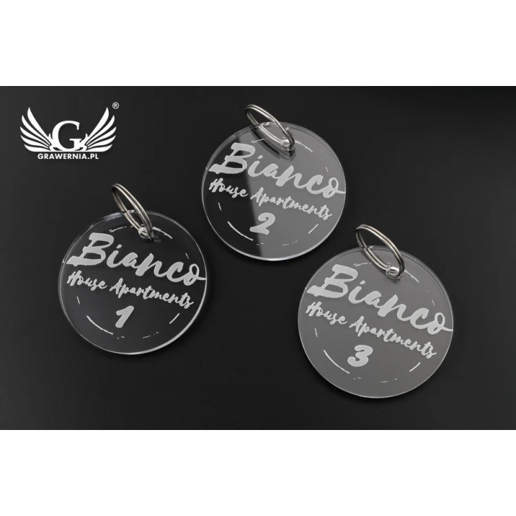 Round Acrylic Keychain - BA003