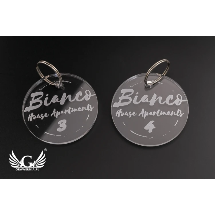 Round Acrylic Keychain - BA003