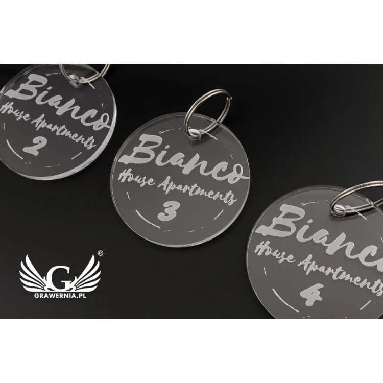 Round Acrylic Keychain - BA003