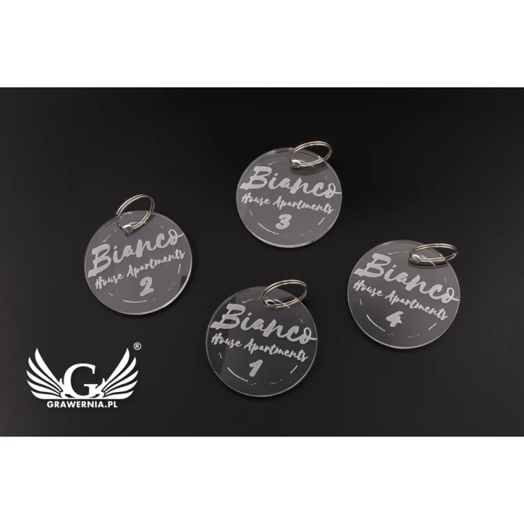 Round Acrylic Keychain - BA003