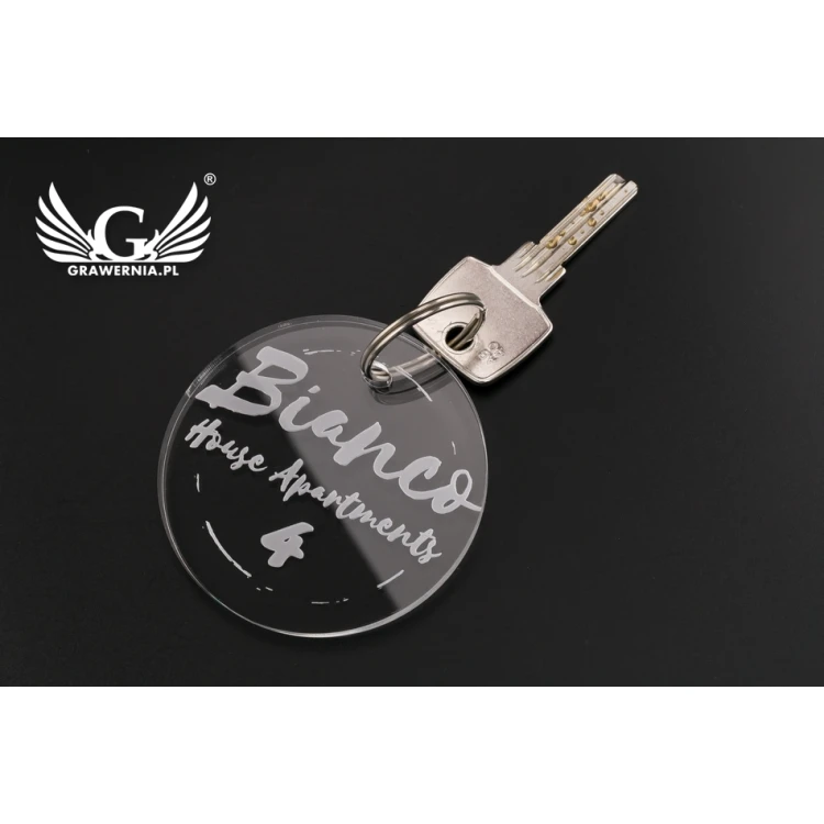 Round Acrylic Keychain - BA003