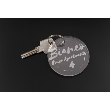Round Acrylic Keychain - BA003