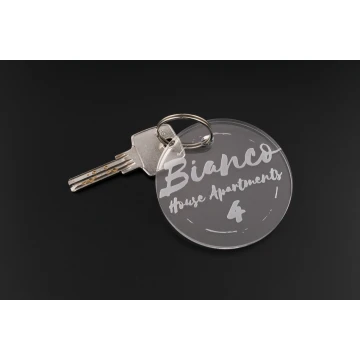 Round Acrylic Keychain - BA003