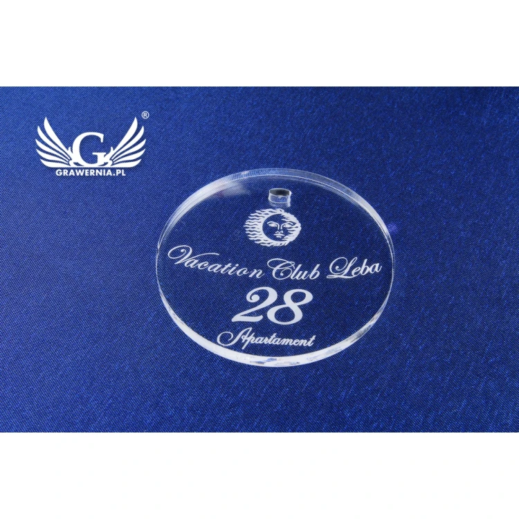 Round Acrylic Keychain - BA003