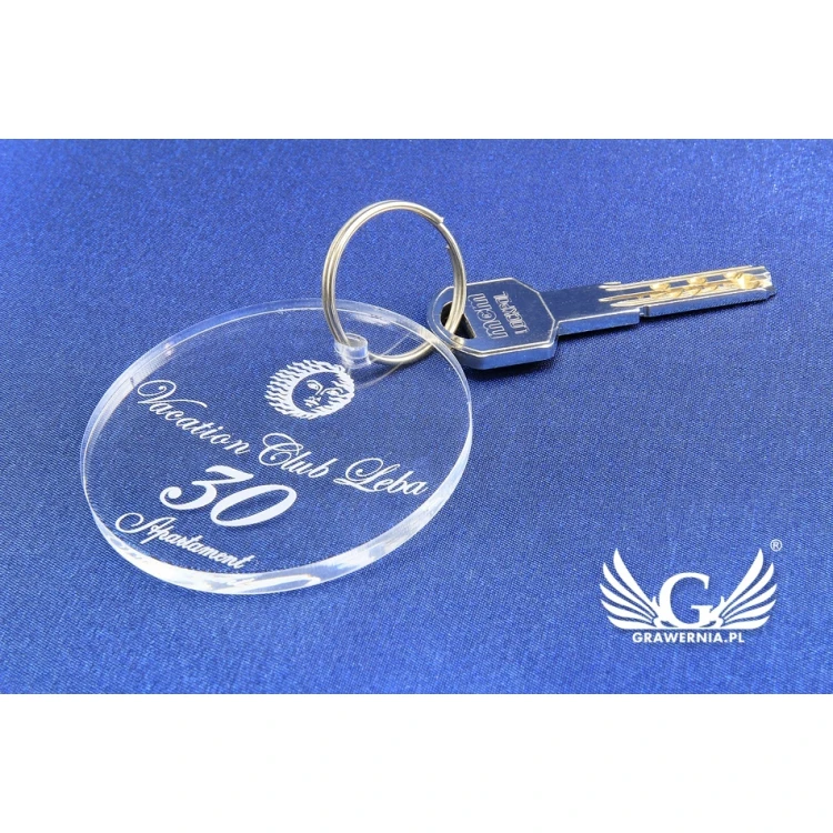 Round Acrylic Keychain - BA003