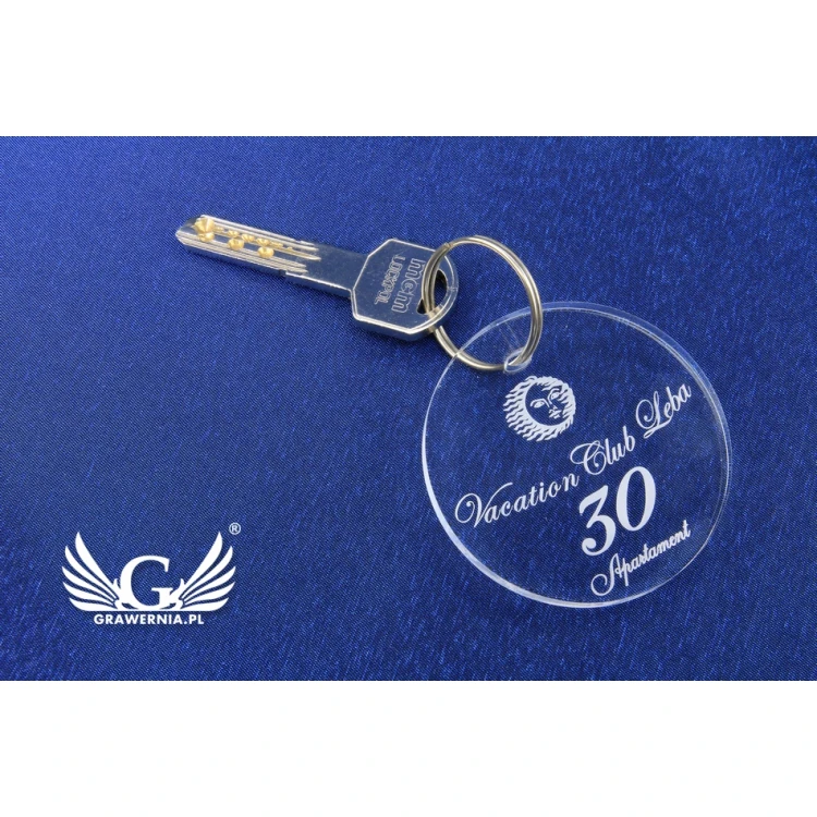 Round Acrylic Keychain - BA003