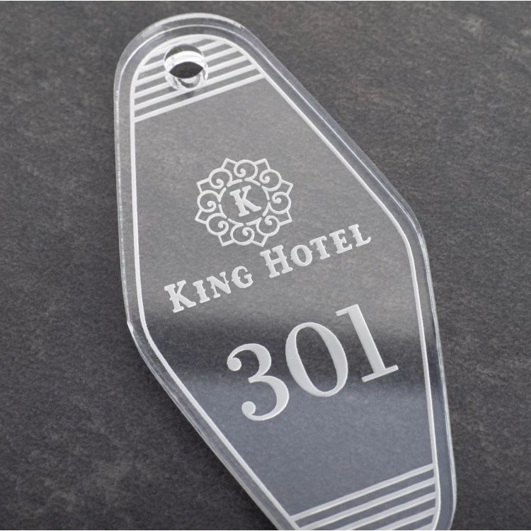 Acrylic Keychain - Ponza - size 38x80mm - BA038