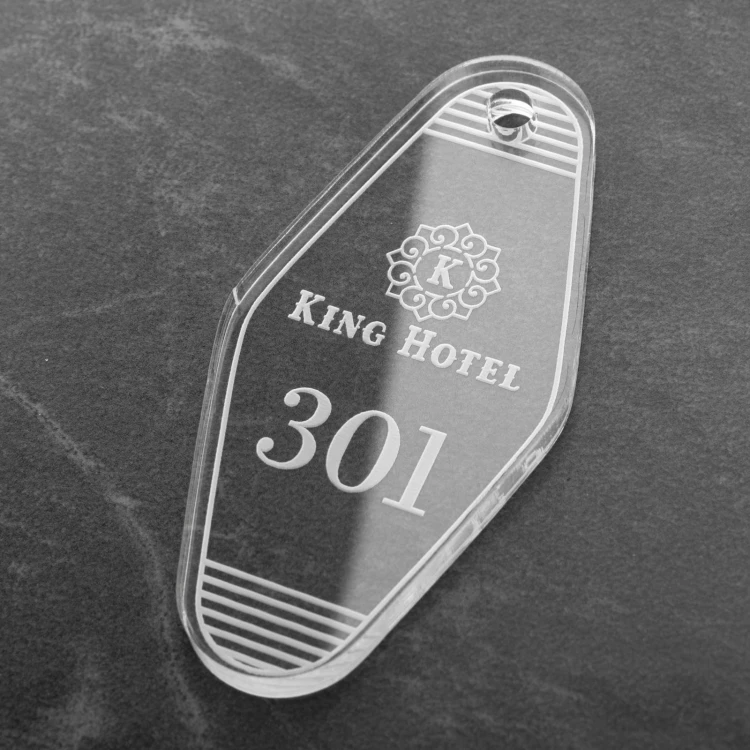 Acrylic Keychain - Ponza - size 38x80mm - BA038
