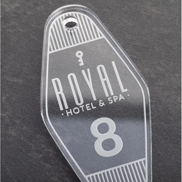 Acrylic Keychain - Ponza - size 38x80mm - BA040