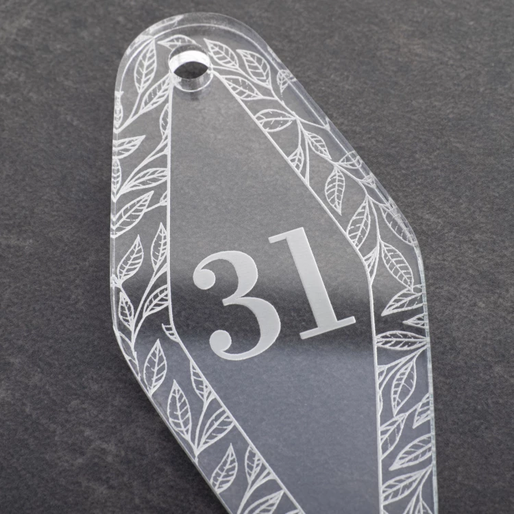 Acrylic Keychain - Ponza - size 38x80mm - BA041