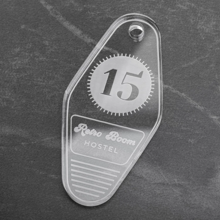 Acrylic Keychain - Ponza - size 38x80mm - BA042
