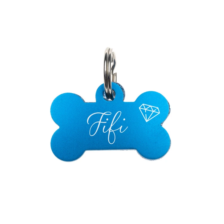 ID Tag - Premium Keyring for Dog and Cat with Your Engraving - BDZ032