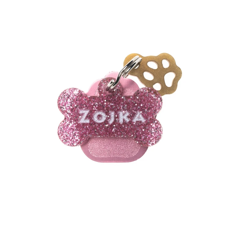 ID Tag - Premium Keyring for Dog and Cat with Your Engraving - BDZ033