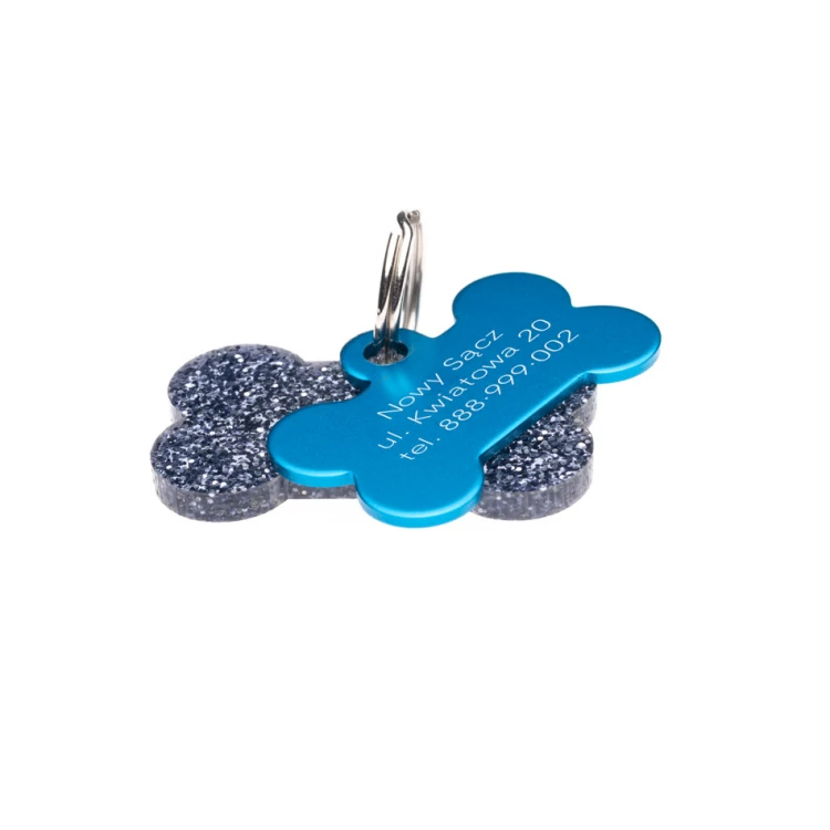 ID Tag - Premium Keychain for Dog and Cat with Your Engraving - BDZ041