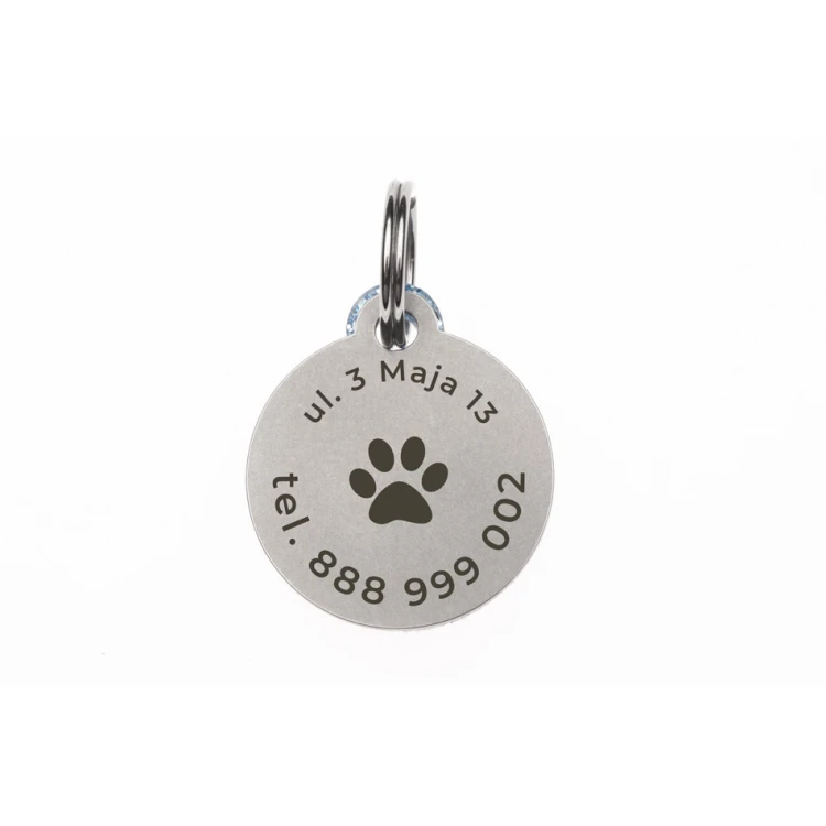 ID Tag - Premium Keychain for Dog and Cat with Your Engraving - BDZ042