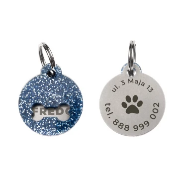 ID Tag - Premium Keychain for Dog and Cat with Your Engraving - BDZ042