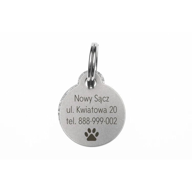 ID Tag - Premium Keyring for Dog and Cat with Your Engraving - BDZ046