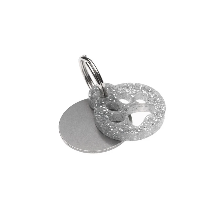 ID Tag - Premium Keyring for Dog and Cat with Your Engraving - BDZ046