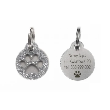 ID Tag - Premium Keyring for Dog and Cat with Your Engraving - BDZ046