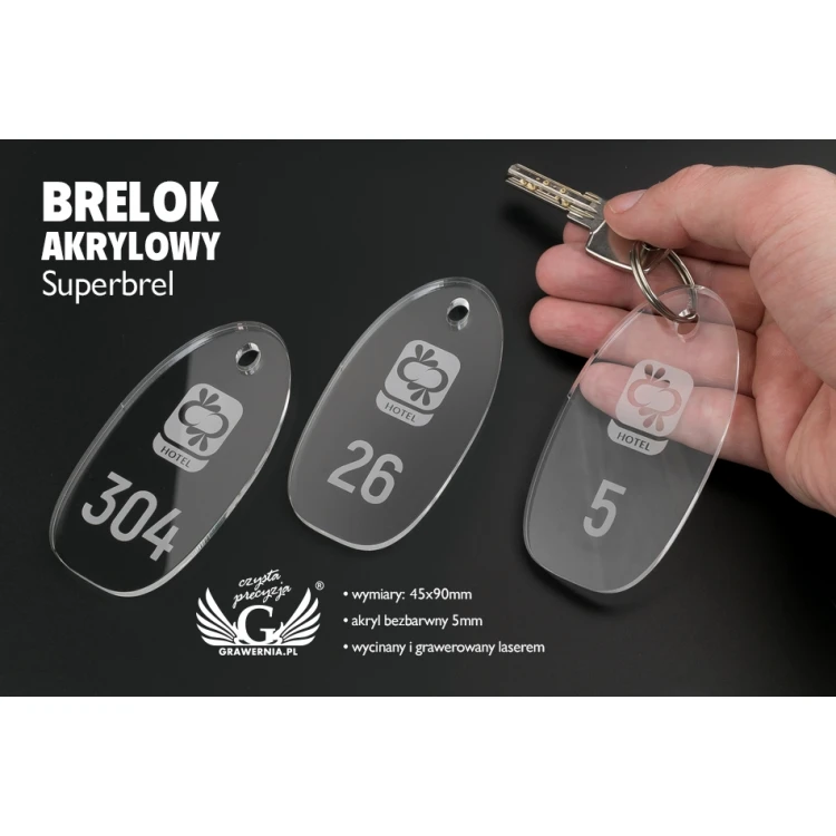 Acrylic Keychain - SURFBREL - BA024