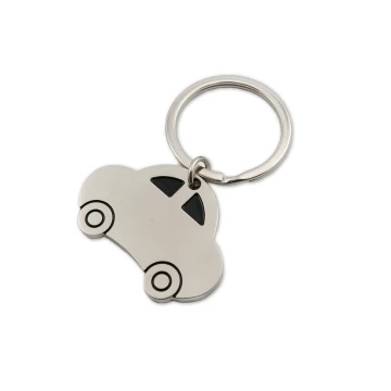 CAR KEYCHAIN - matte metal with any engraving - BP66