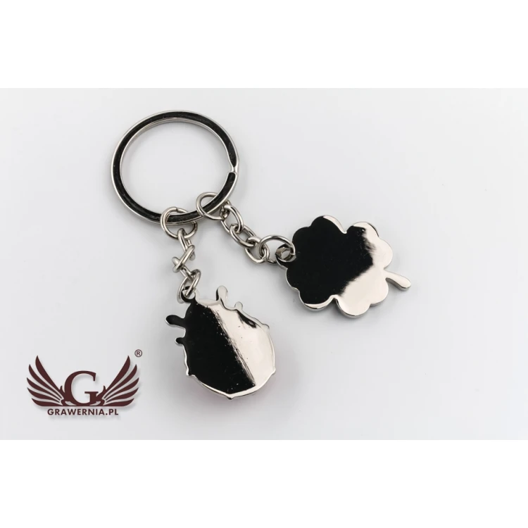 KEYCHAIN Ladybug - with your engraving - BP67