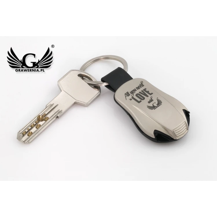 Car LED Keychain - with engraving - BP55