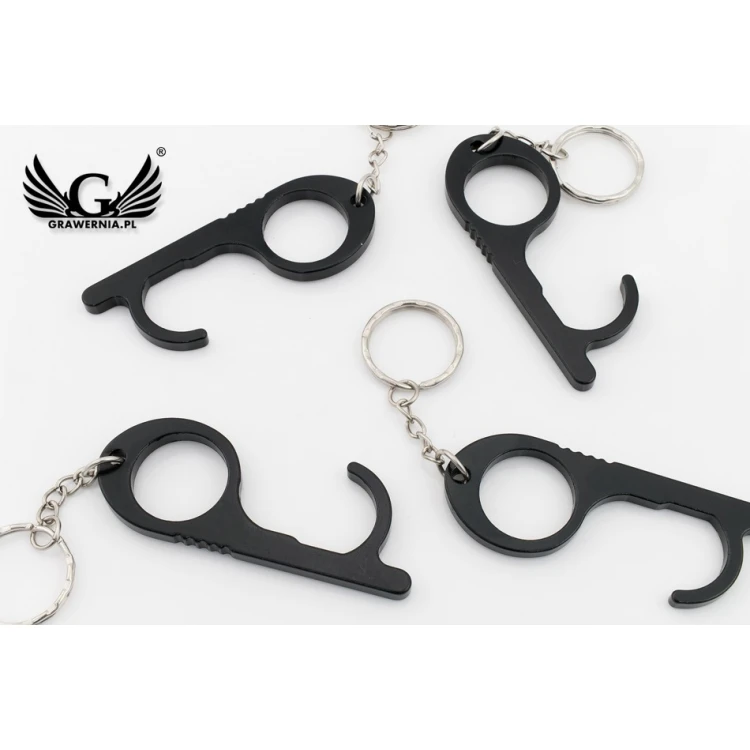 Anti Touch No-touch Keychain with Custom Engraving - BP115